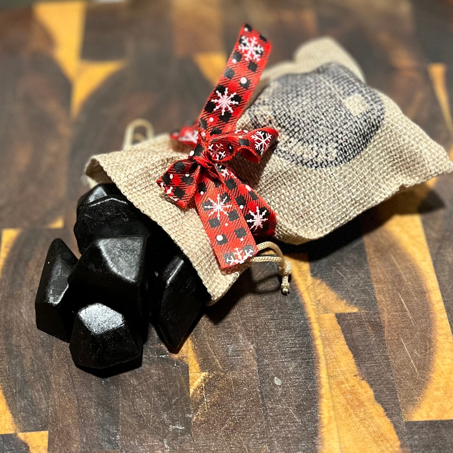 "Bag of Coal" Stocking Stuffer- Charcoal Soap