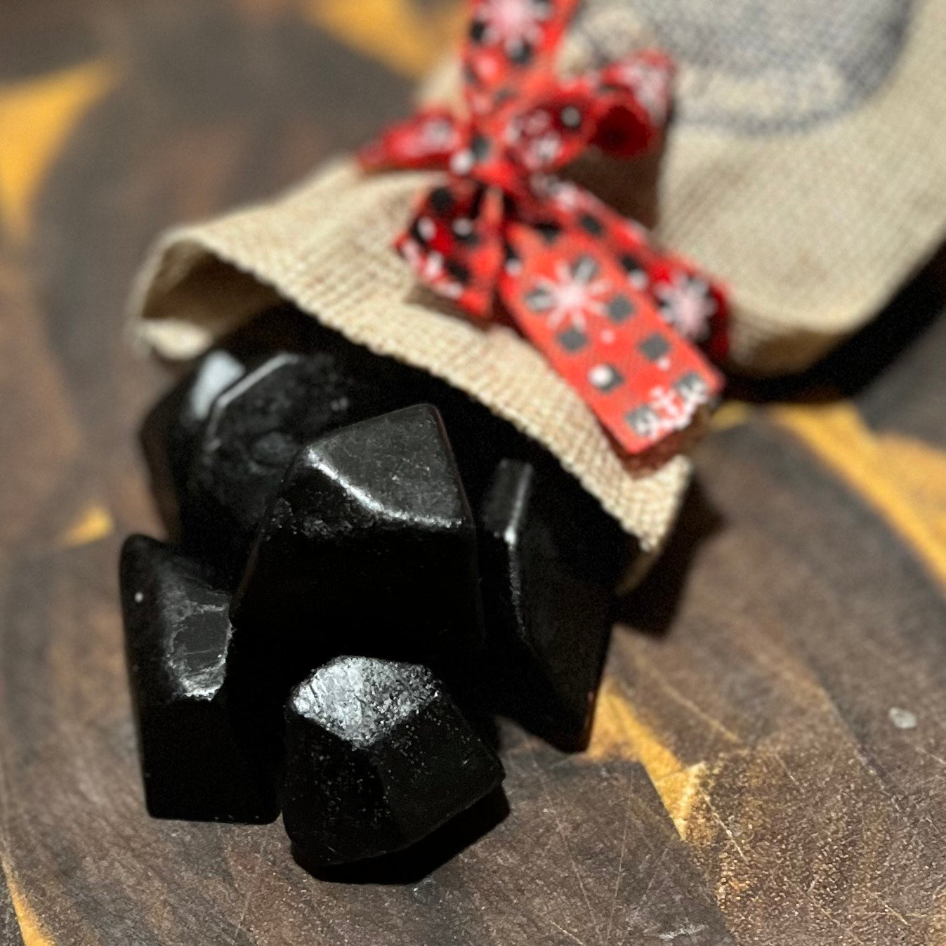 "Bag of Coal" Stocking Stuffer- Charcoal Soap